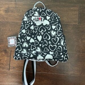 Brighton Black and White Heart Pattern Bag
